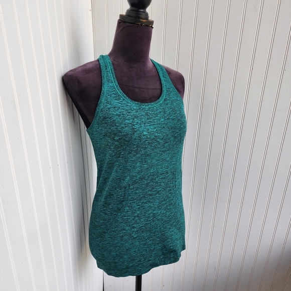 Lululemon Women's Size 8 Dark Green Heather Racerback Stretch - Picture 7 of 10